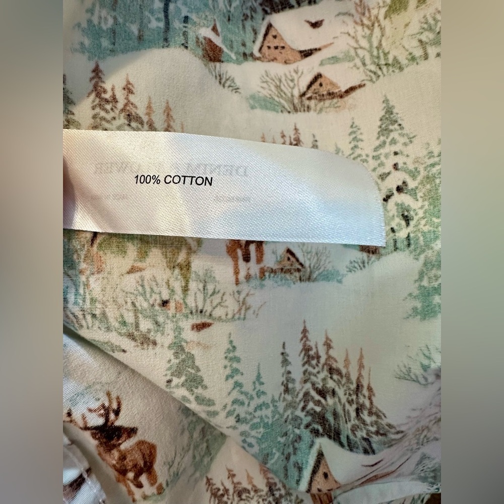 Denim And Flower Ricky Singh Deer Snow Cabin Button Down - Mens Large - Picture 5 of 5